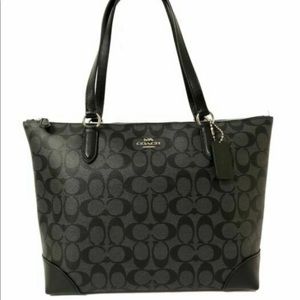 Black Coach tote